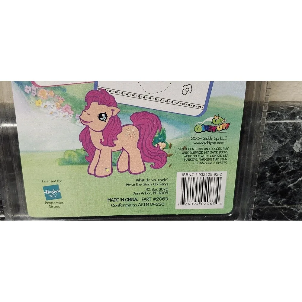 My‎ Little Pony Surprise Ink! Game Book Surprise Marker 2004 NEW OLD STOCK